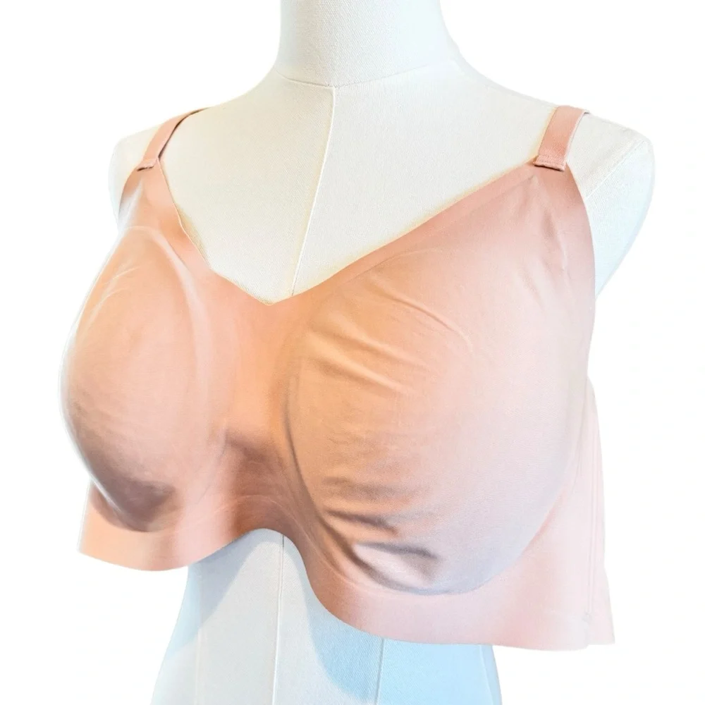 Honeylove Silhouette Wireless Bra Women’s 3X Sand/Beige Padded LWBR0201